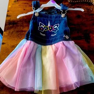 Unicorn overall skirt